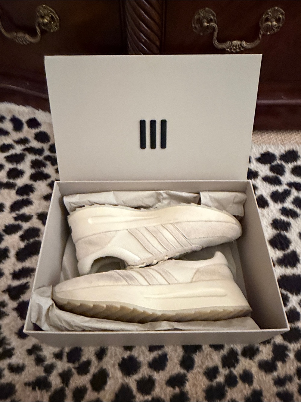 Fear of God X Adidas Los Angeles Runner 'Pale Yellow' Sneakers
